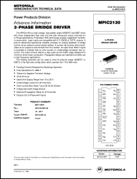 MPIC2130P datasheet: 3-phase bridge driver MPIC2130P