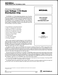 MPC948LFA datasheet: Low voltage 1:12 clock distribution chip MPC948LFA