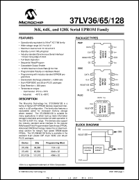37LV65-TI/L datasheet: 64K EPROM 37LV65-TI/L