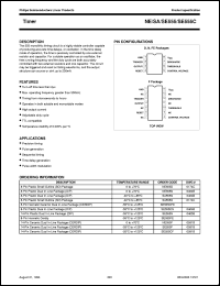 NE555D datasheet: Timer NE555D