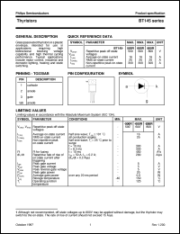 BT145-800R datasheet: Thyristors BT145-800R