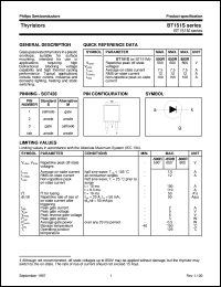 BT151M-650R datasheet: Thyristors BT151M-650R