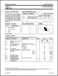 BT136X-600D datasheet: Triacs logic level BT136X-600D