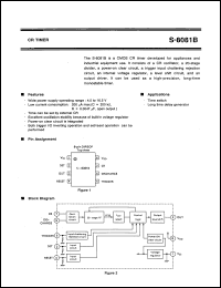 S-8081B datasheet: CR timer S-8081B