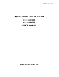 G121C0DX000 datasheet: Liquid crystal display module G121C0DX000