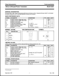 BU2515DX datasheet: Silicon Diffused Power Transistor BU2515DX