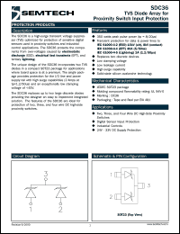 SDC36TC datasheet: TVS diode array SDC36TC