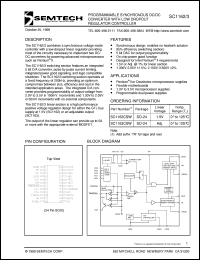 SC1163CSW.TR datasheet: Programmable synchronous DC/DC  controller SC1163CSW.TR