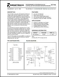 SC1156CSW.TR datasheet: Programmable synchronous DC/DC  controller SC1156CSW.TR