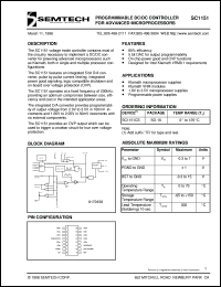 SC1151CS.TR datasheet: Programmable DC/DC controller SC1151CS.TR