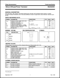 BU2525DX datasheet: Silicon Diffused Power Transistor BU2525DX