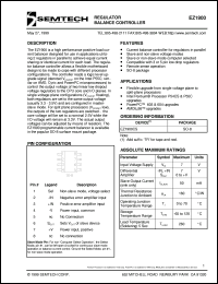 EZ1900CS.TR datasheet: Regulator balance controller EZ1900CS.TR