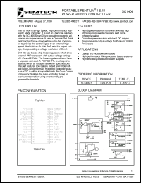 SC1406TS datasheet: Power supply controller SC1406TS
