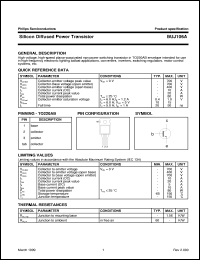 BUJ106A datasheet: Silicon Diffused Power Transistor BUJ106A
