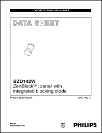 BZD142W datasheet: ZenBlock zener with integrated blocking diode BZD142W