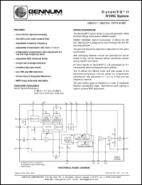 GS3027 datasheet: DynamEQ II WDRC System, 4.57mm x 2.79mm x 2.03mm GS3027