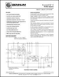 GS3028 datasheet: DynamEQ II WDRC System, 4.57mm x 2.79mm x 2.03mm GS3028