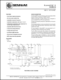 GE570 datasheet: DynamEQ II WDRC IC GE570