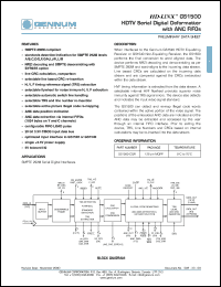 GS1500-CQR datasheet: HD-LINX HDTV serial digital deformatter with ANC FIFOs GS1500-CQR