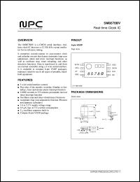 SM8578BV datasheet: Real-time clock IC SM8578BV