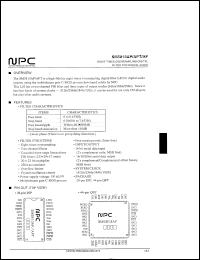 SM5813AP datasheet: Eight-times oversampling digital filter for digital audio SM5813AP