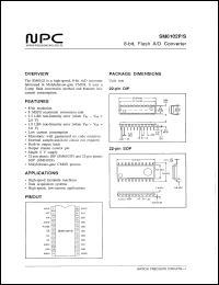 SM6102P datasheet: 8-bit, flash A/D  converter SM6102P