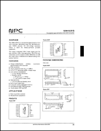 SM6155S datasheet: Successive-approximation 8-bit A/D converter SM6155S