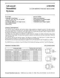 AMS1501CM-3.3 datasheet: 3.3V 1.5A low dropout voltage regulator AMS1501CM-3.3