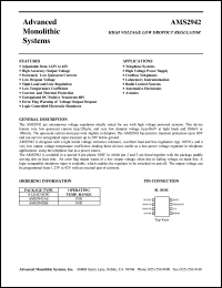 AMS2942BS datasheet: High voltage low dropout voltage regulator AMS2942BS