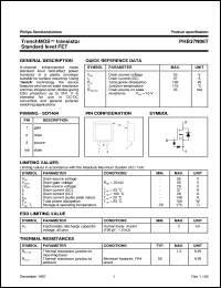 PHB37N06T datasheet: TrenchMOS  transistor Standard level FET PHB37N06T