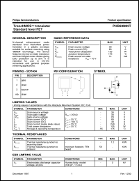 PHB69N03T datasheet: TrenchMOS  transistor Standard level FET PHB69N03T