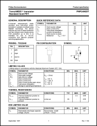 PHP24N03T datasheet: TrenchMOS transistor Standard level FET PHP24N03T