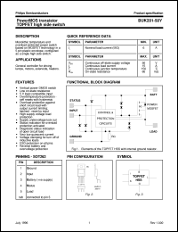 BUK201-50Y datasheet: PowerMOS transistor TOPFET high side switch BUK201-50Y