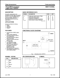 BUK110-50GL datasheet: PowerMOS transistor Logic level TOPFET BUK110-50GL