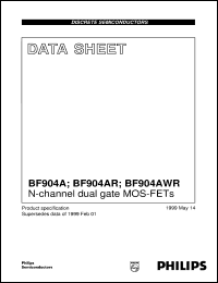 BF904AWR datasheet: N-channel dual gate MOS-FETs BF904AWR