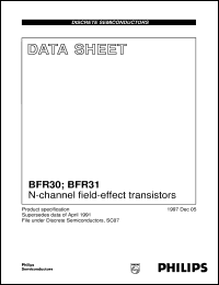 BFR30 datasheet: N-channel field-effect transistors BFR30