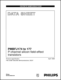 PMBFJ174 datasheet: P-channel silicon field-effect transistors PMBFJ174