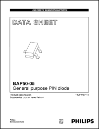 BAP50-05 datasheet: General purpose PIN diode BAP50-05