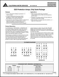 PACDN2404C datasheet: ESD protection array PACDN2404C