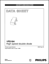 1PS184 datasheet: High-speed double diode 1PS184