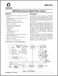 CH5101A-L datasheet: CMOS monochrome digital video camera CH5101A-L
