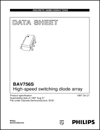 BAV756S datasheet: High-speed switching diode array BAV756S