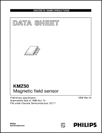 KMZ52 datasheet: Magnetic field sensor KMZ52