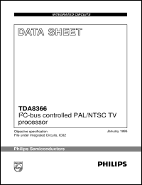 TDA8366/N4 datasheet: I2C-bus controlled PAL/NTSC TV processor TDA8366/N4