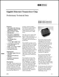 HDMP-1636 datasheet: Gigabit ethernet transceiver chip HDMP-1636