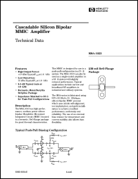 MSA-1023 datasheet: Cascadable silicon bipolar MMIC amplifier MSA-1023