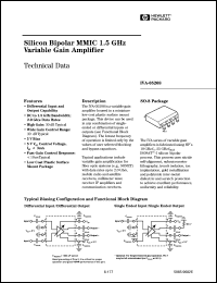 IVA-05208-TR1 datasheet: Silicon bipolar MMIC 1.5GHz variable gain amplifier IVA-05208-TR1