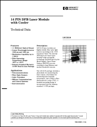 LSC2210-ST datasheet: 14 pin DFB laser module with cooler LSC2210-ST