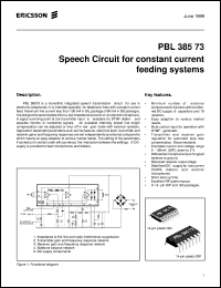 PBL38573/1NS datasheet: High circuit for constant current feeding systems PBL38573/1NS