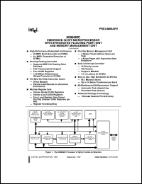 A80960MC-25 datasheet: Embedded 32-bit microprocessor with integrated floating-point unit and memory management unit, 25 MHz A80960MC-25